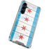 Chicago Flag Light Wood Galaxy S23 FE Clear Case