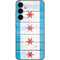 Chicago Flag Light Wood Galaxy S23 FE Skin