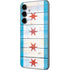 Chicago Flag Light Wood Galaxy S23 FE Skin