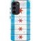 Chicago Flag Light Wood Galaxy S23 Plus Pro Case