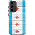 Chicago Flag Light Wood Galaxy S23 Plus Pro Case
