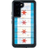 Chicago Flag Light Wood Galaxy S23 Plus Waterproof Case