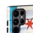 Chicago Flag Light Wood Galaxy S24 Ultra Impact Case