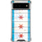 Chicago Flag Light Wood Google Pixel 6 Clear Case