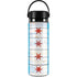 Chicago Flag Light Wood Hydro Flask 20oz Wide Mouth Skin