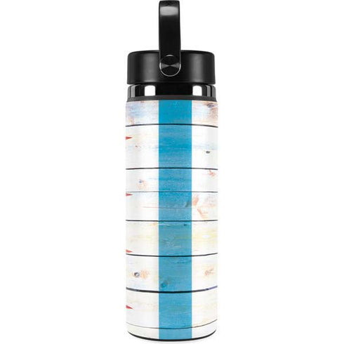 Chicago Flag Light Wood Hydro Flask 20oz Wide Mouth Skin
