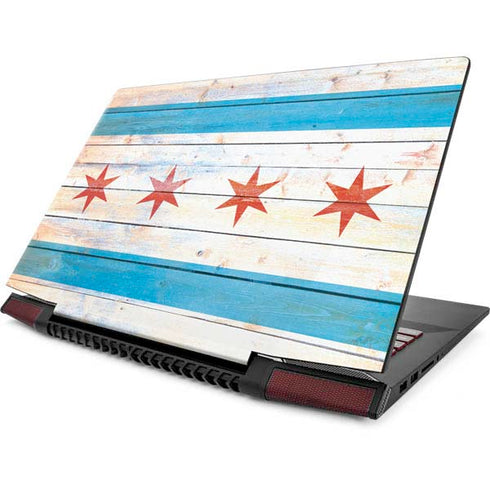 Chicago Flag Light Wood Lenovo IdeaPad Skin