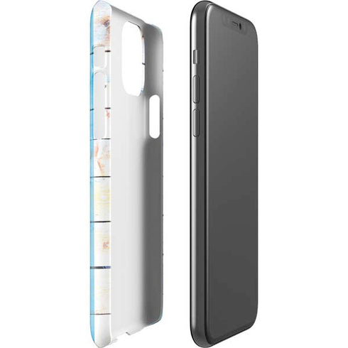 Chicago Flag Light Wood iPhone 11 Pro Lite Case
