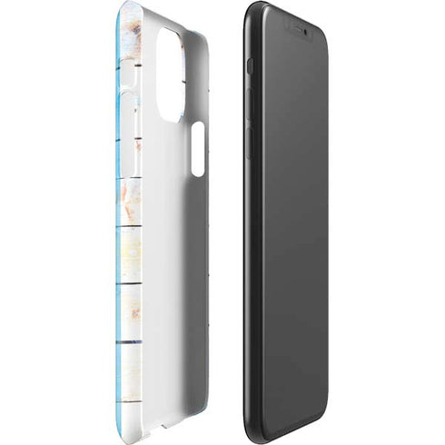 Chicago Flag Light Wood iPhone 11 Pro Max Lite Case