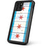 Chicago Flag Light Wood iPhone 11 Pro Waterproof Case