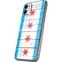 Chicago Flag Light Wood iPhone 11 Skin