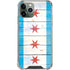 Chicago Flag Light Wood iPhone 12 Pro Max Clear Case