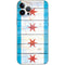 Chicago Flag Light Wood iPhone 12 Pro Max Skin