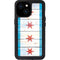 Chicago Flag Light Wood iPhone 13 Mini Waterproof Case