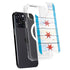 Chicago Flag Light Wood iPhone 13 Pro MagSafe Case