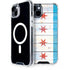 Chicago Flag Light Wood iPhone 14 MagSafe Case