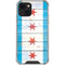 Chicago Flag Light Wood iPhone 14 Plus Clear Case