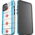Chicago Flag Light Wood iPhone 14 Impact Case