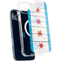 Chicago Flag Light Wood iPhone 14 Plus MagSafe Case
