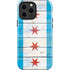 Chicago Flag Light Wood iPhone 15 Pro Max Impact Case