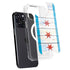 Chicago Flag Light Wood iPhone 14 Pro Max MagSafe Case