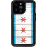 Chicago Flag Light Wood iPhone 14 Pro Max Waterproof Case