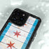 Chicago Flag Light Wood iPhone 14 Pro Max Waterproof Case