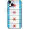 Chicago Flag Light Wood iPhone 14 Skin