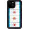 Chicago Flag Light Wood iPhone 15 Waterproof Case