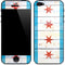 Chicago Flag Light Wood iPhone 5/5s/5SE Skin