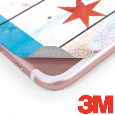 Chicago Flag Light Wood iPhone 8 Plus Skin