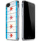 Chicago Flag Light Wood iPhone SE (2nd & 3rd Gen) Clear Case
