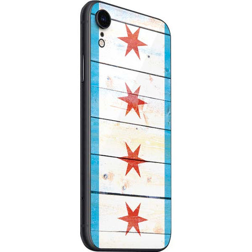 Chicago Flag Light Wood iPhone SE (2nd & 3rd Gen) Skin