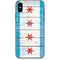 Chicago Flag Light Wood iPhone X Skin