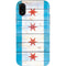 Chicago Flag Light Wood iPhone XR Pro Case