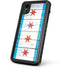 Chicago Flag Light Wood iPhone XR Waterproof Case