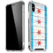 Chicago Flag Light Wood iPhone XS Max Clear Case