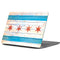 Chicago Flag Light Wood Apple MacBook Pro 13-inch Skin