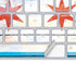 Chicago Flag Light Wood Magic Keyboard Skin