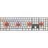 Chicago Flag Light Wood Magic Keyboard with Numeric Keypad Skin