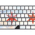 Chicago Flag Light Wood Magic Keyboard with Numeric Keypad Skin