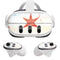 Chicago Flag Light Wood Meta Quest 3 Skin