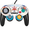 Chicago Flag Light Wood Nintendo GameCube Controller Skin