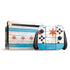 Chicago Flag Light Wood Nintendo Switch Bundle Skin