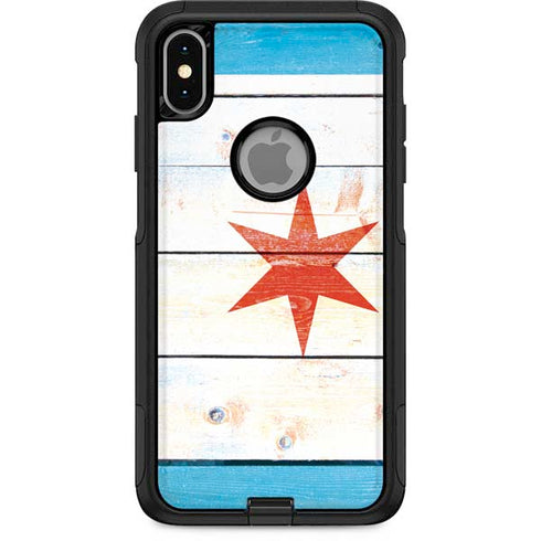 Chicago Flag Light Wood Otterbox Commuter iPhone Skin