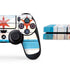 Chicago Flag Light Wood PS4 Console and Controller Bundle Skin