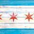 Chicago Flag Light Wood PS4 Console and Controller Bundle Skin