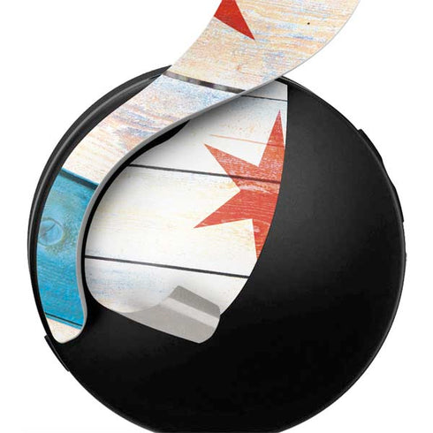Chicago Flag Light Wood PULSE 3D Wireless Headset for PS5 Skin