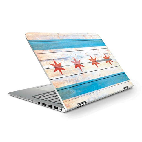 Chicago Flag Light Wood HP Spectre Skin