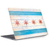 Chicago Flag Light Wood Surface Laptop 2 Skin